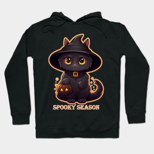 Spooky Season Halloween Kitty Cat Hoodie